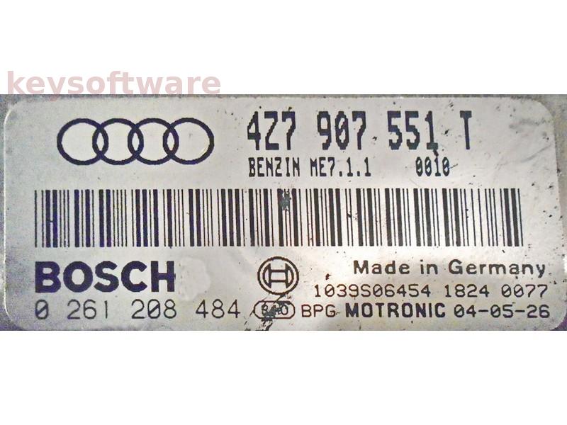 ECU Audi A6 2.7 4Z7907551T 0261208484 ME7.1.1 {