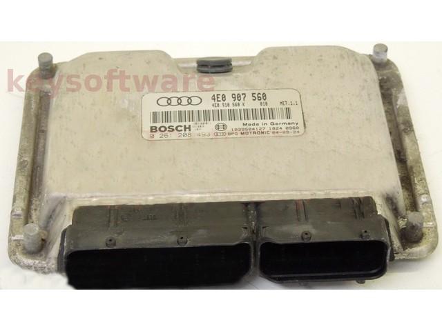 ECU Audi A8 4.2 4E0910560K 0261208493 ME7.1.1 {