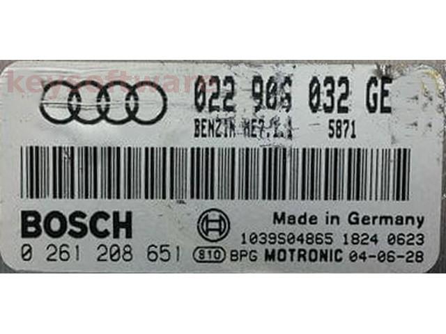 ECU Audi TT 3.2 022906032GE 0261208651 ME7.1.1 {
