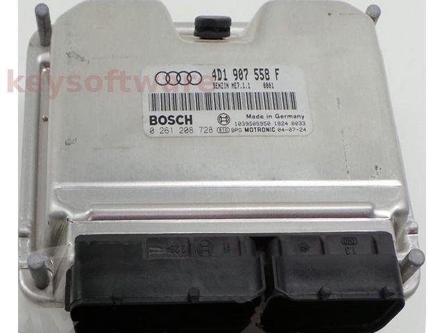 ECU Audi A6 4.2 4D1907558F 0261208728 ME7.1.1 {