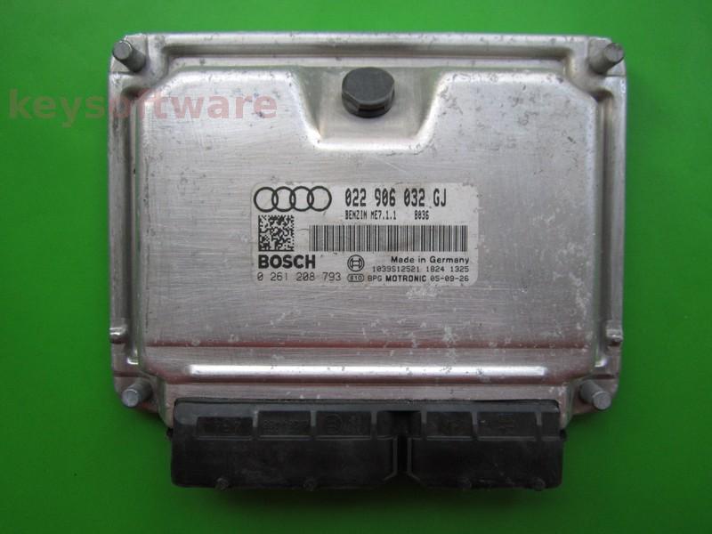 ECU Audi A3 3.2 022906032GJ 0261208793 ME7.1.1