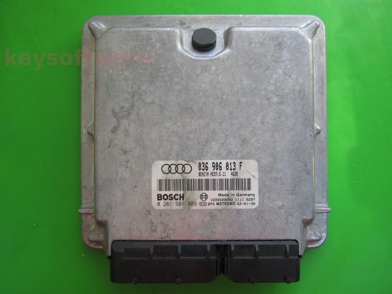 ECU Audi A2 1.6 036906013F 0261S01009 MED7.5.11 BAD