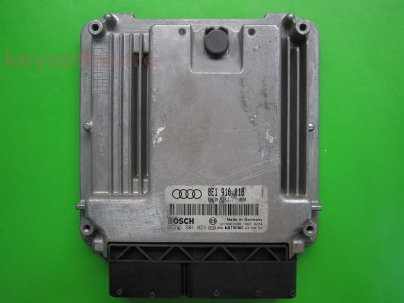 ECU Audi A4 2.0 8E1910018 0261S01023 MED7.1.1