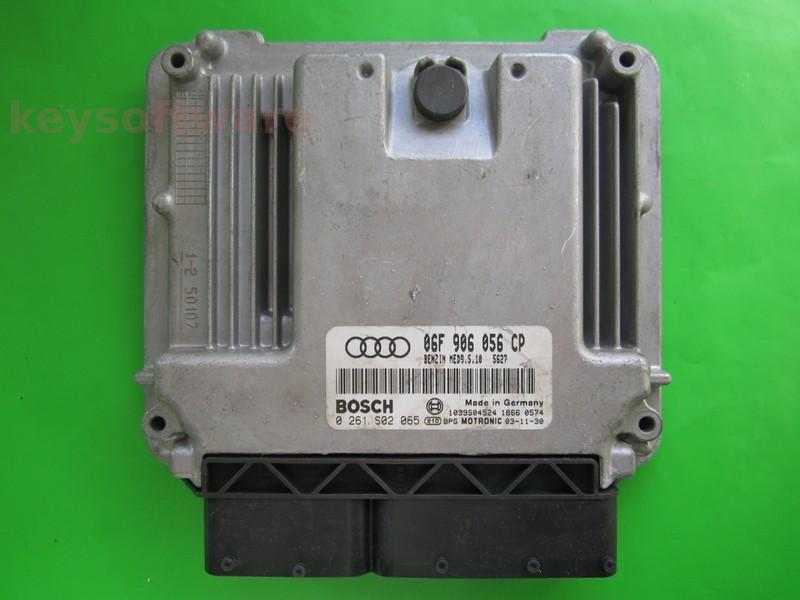 ECU Audi A3 2.0 06F906056CP 0261S02065 MED9.5.10 AXW