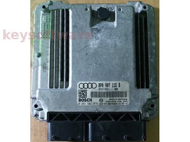 ECU Audi A3 2.0 8P0907115B 0261S02076 MED9.1 {