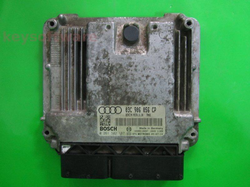 ECU Audi A3 1.6 03C906056CP 0261S02187 MED9.5.10 BLF {