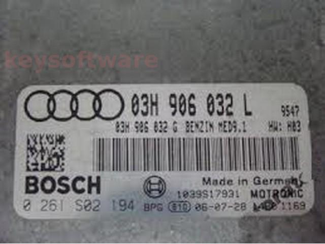 ECU Audi Q7 3.6 03H906032L 0261S02194 MED9.1 H03 {
