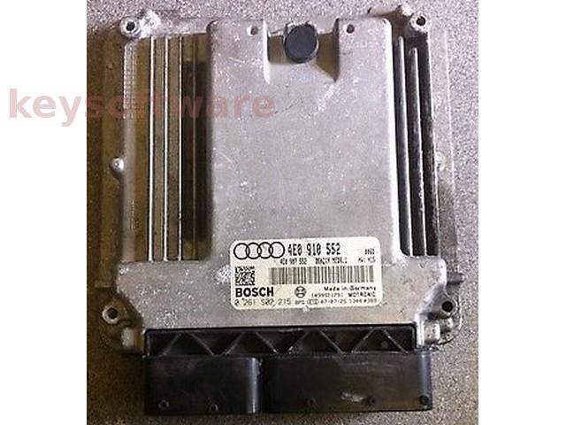 ECU Audi A8 5.2 4E0910552 0261S02215 MED9.1 BSM {