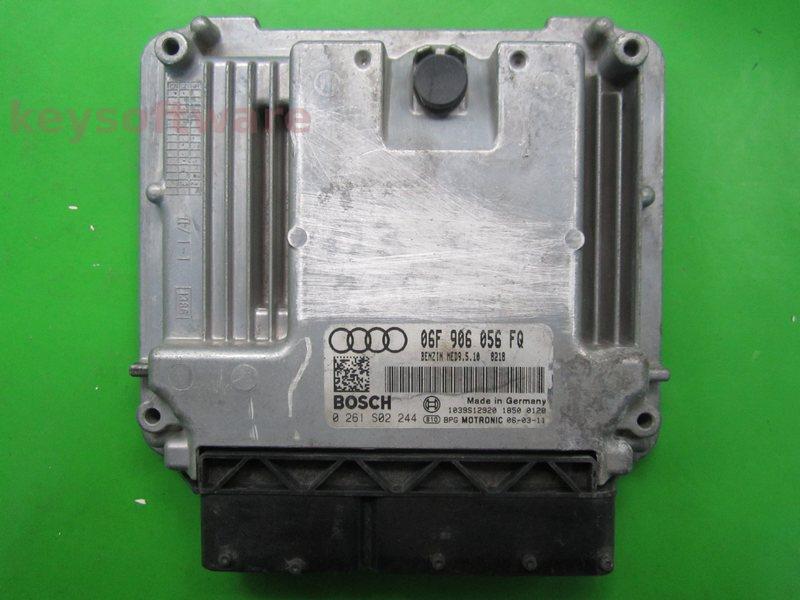 ECU Audi A3 2.0 06F906056FQ 0261S02244 MED9.5.10 BVY