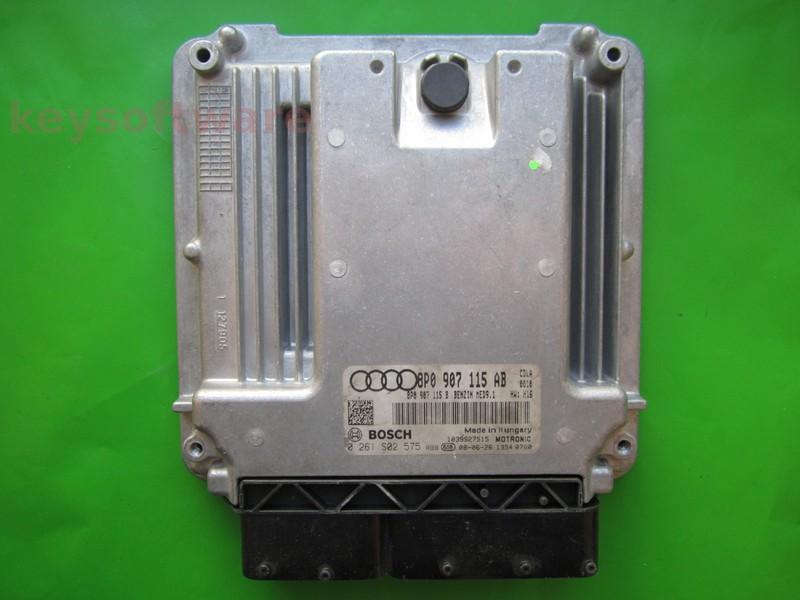 ECU Audi A3 2.0 8P0907115AB 0261S02575 MED9.1 CDLA H16