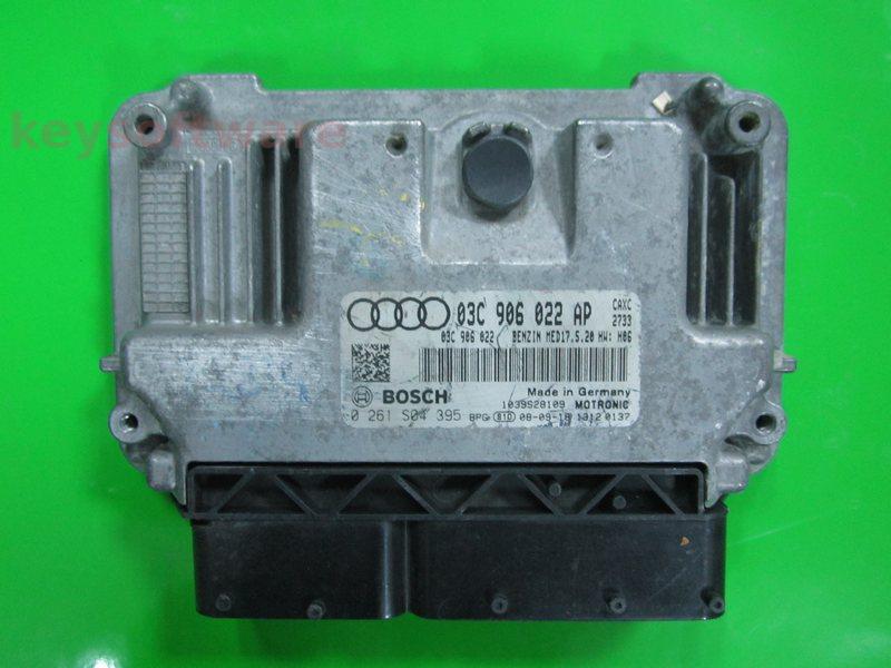 ECU Audi A3 1.4 03C906022AP 0261S04395 MED17.5.20 CAXC H06