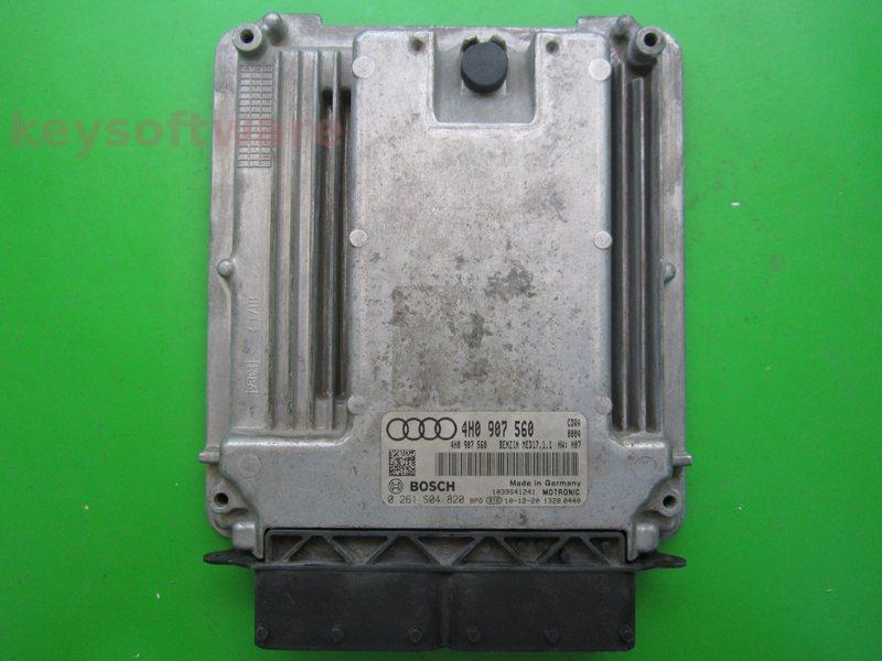 ECU Audi A8 4.2 4H0907560 0261S04820 MED17.1.1 CDRA H07