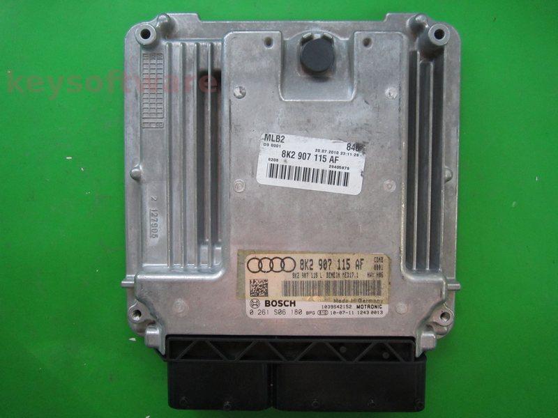 ECU Audi A4 2.0 8K2907115AF 0261S06180 MED17.1 CDNB