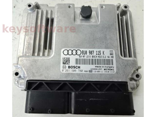 ECU Audi Q3 2.0 8U0907115K 0261S08780 MED17.5.2 CCZC H03{