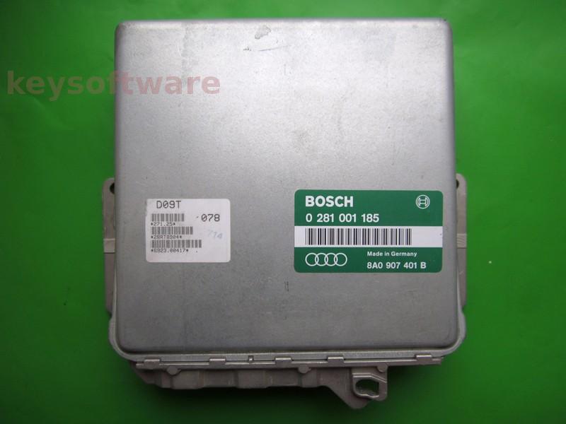 ECU Audi 80 1.9TDI 8A0907401B 0281001185 EDC1.2.9