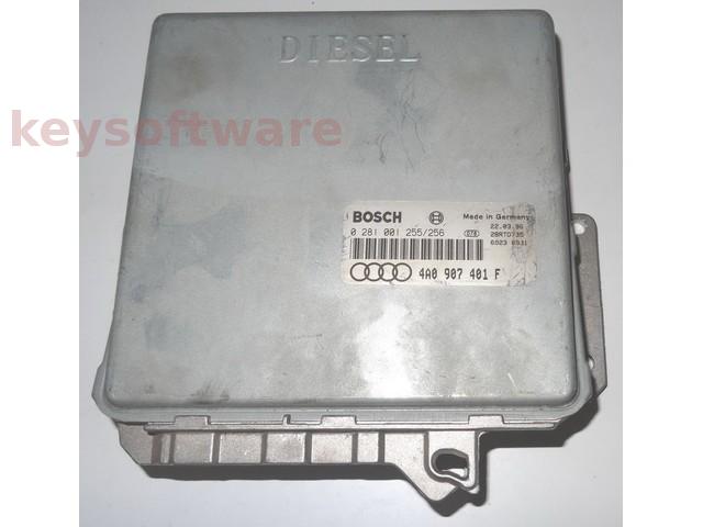 ECU Audi A6 2.5TDI 4A0907401F 0281001255 EDC1.3.1 {