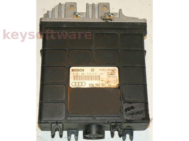 ECU Audi 80 1.9TDI 028906021AQ 0281001318 EDC1.3.3 {