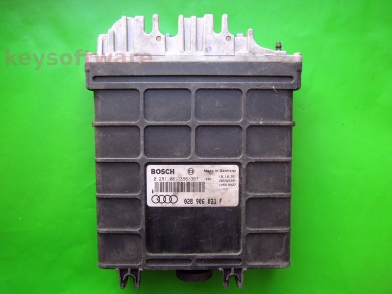 ECU Audi A4 1.9TDI 028906021F 0281001366 MSA12