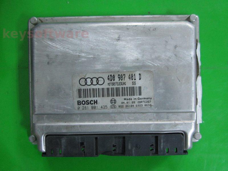 ECU Audi A6 2.5TDI 4D0907401D 0281001435 EDC15M AFB