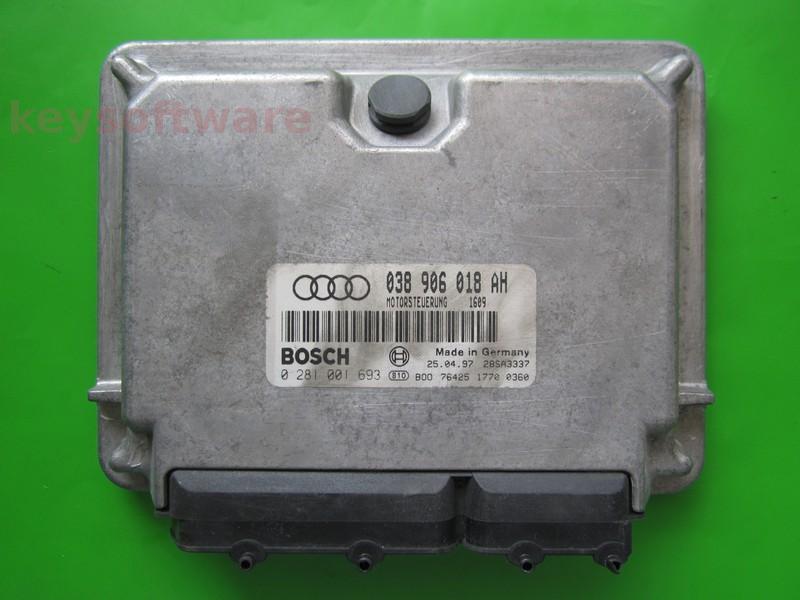 ECU Audi A3 1.9TDI 038906018AH 0281001693 EDC15V AGR