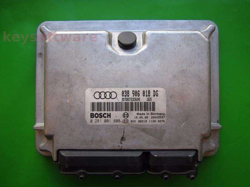 ECU Audi A6 1.9TDI 038906018DG 0281001808 EDC15V AFN