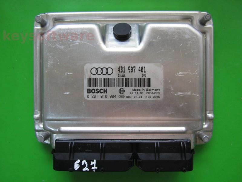 ECU Audi A6 2.5TDI 4B1907401 0281010004 EDC15P+