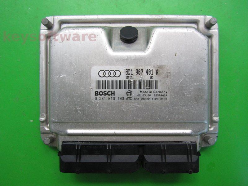 ECU Audi A4 2.5TDI 8D1907401A 0281010100 EDC15VM+ AKN