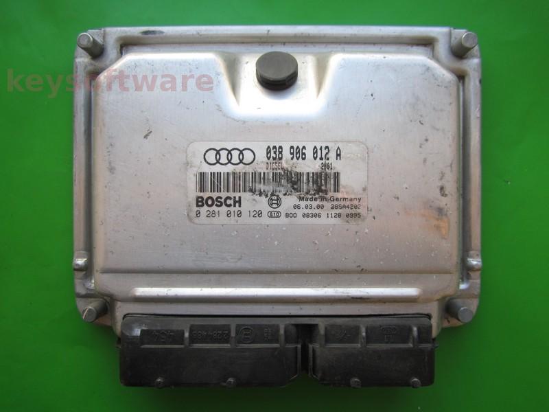 ECU Audi A3 1.9TDI 038906012A 0281010120 EDC15VM+ AHF