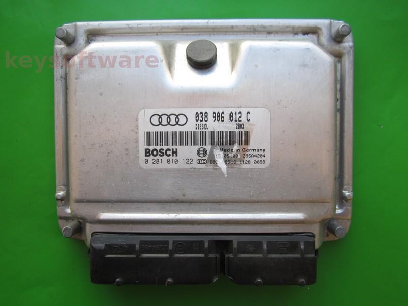 ECU Audi A3 1.9TDI 038906012C 0281010122 EDC15VM+ ALH
