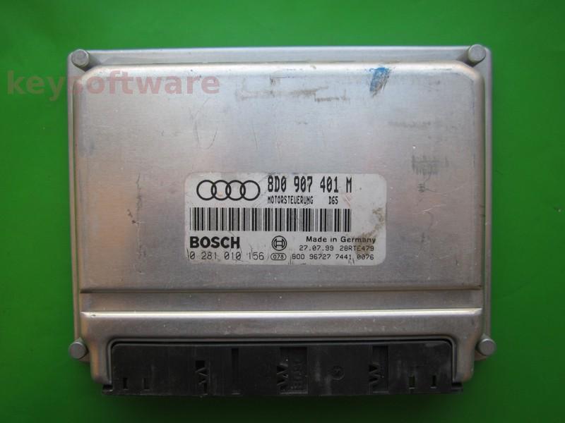 ECU Audi A4 2.5TDI 8D0907401M 0281010156 EDC15M AFB