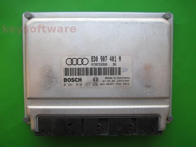 ECU Audi A4 2.5TDI 8D0907401N 0281010157 EDC15M AFB }