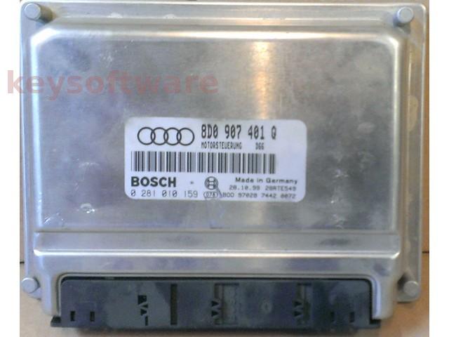 ECU Audi A4 2.5TDI 8D0907401Q 0281010159 EDC15M AKN