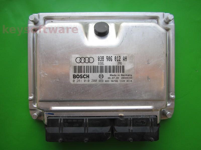 ECU Audi A4 1.9TDI 038906012AH 0281010200 EDC15VM+ AVG{+