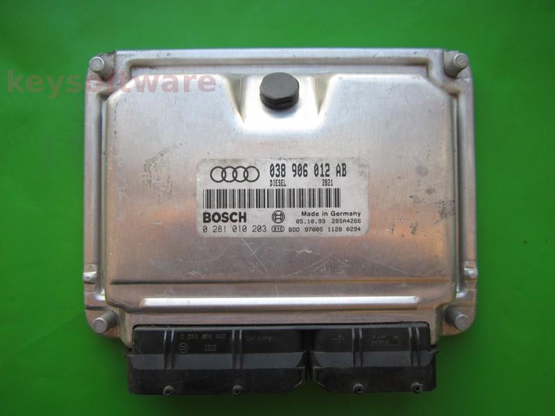 ECU Audi A6 1.9TDI 038906012AB 0281010203 EDC15VM AFN