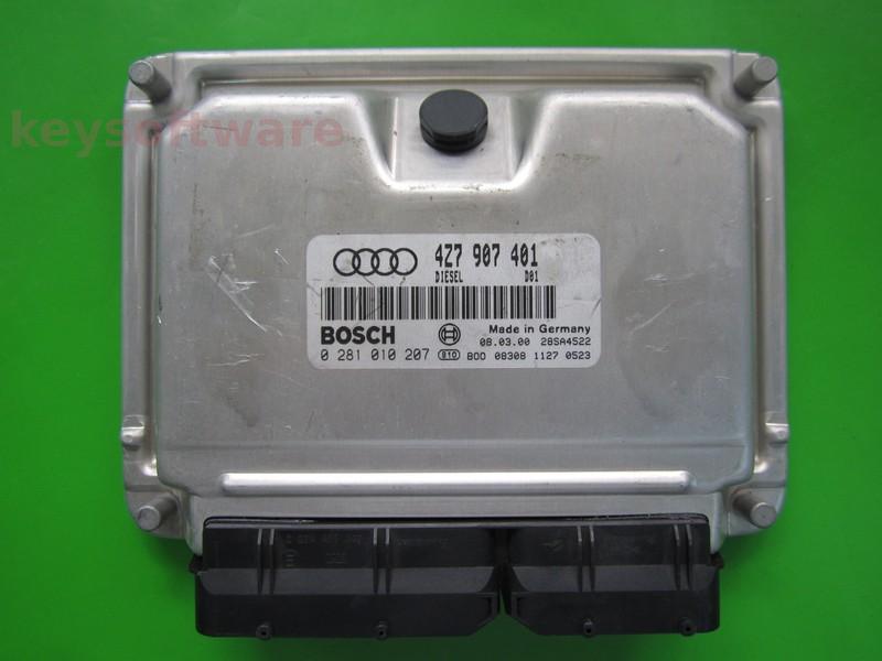 ECU Audi A6 2.5TDI 4Z7907401 0281010207 EDC15VM+