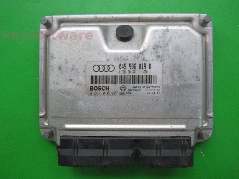 ECU Audi A2 1.2TDI 045906019D 0281010227 EDC15P+ {