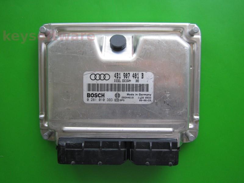 ECU Audi A6 2.5TDI 4B1907401B 0281010393 EDC15VM+ AKN