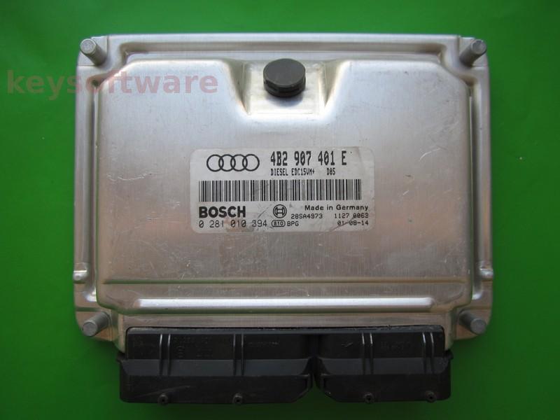 ECU Audi A6 2.5TDI 4B2907401E 0281010394 EDC15VM+