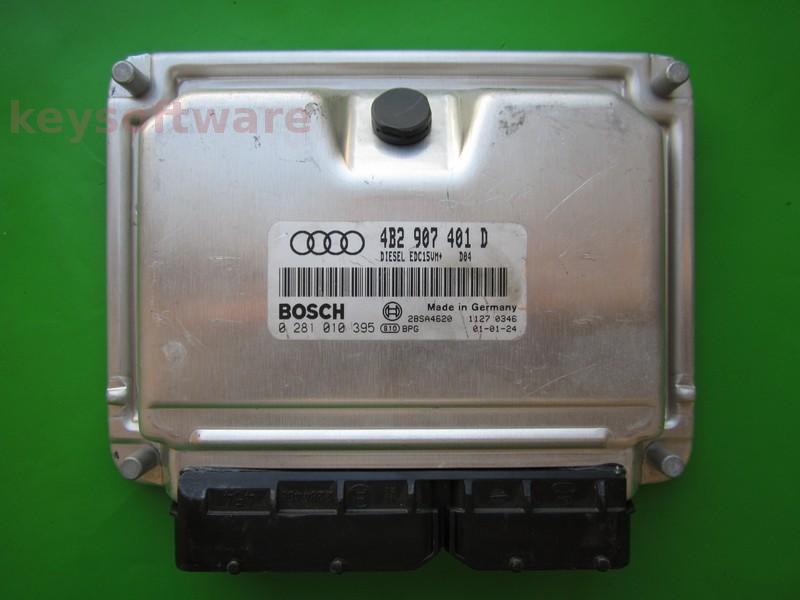 ECU Audi A6 2.5TDI 4B2907401D 0281010395 EDC15VM+ AKE