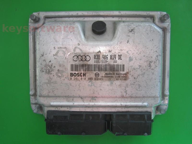 ECU Audi A3 1.9TDI 038906019DE 0281010469 EDC15P+