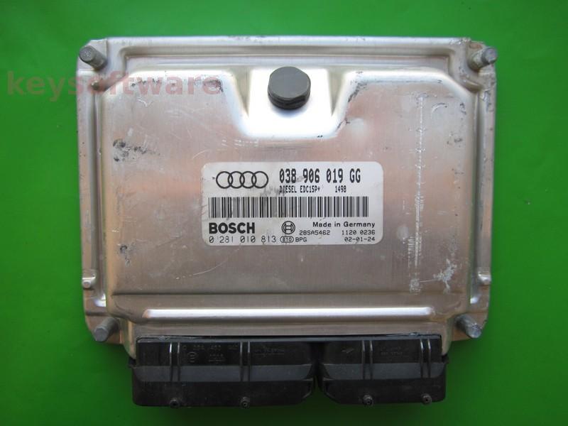 ECU Audi A4 1.9TDI 038906019GG 0281010813 EDC15P+