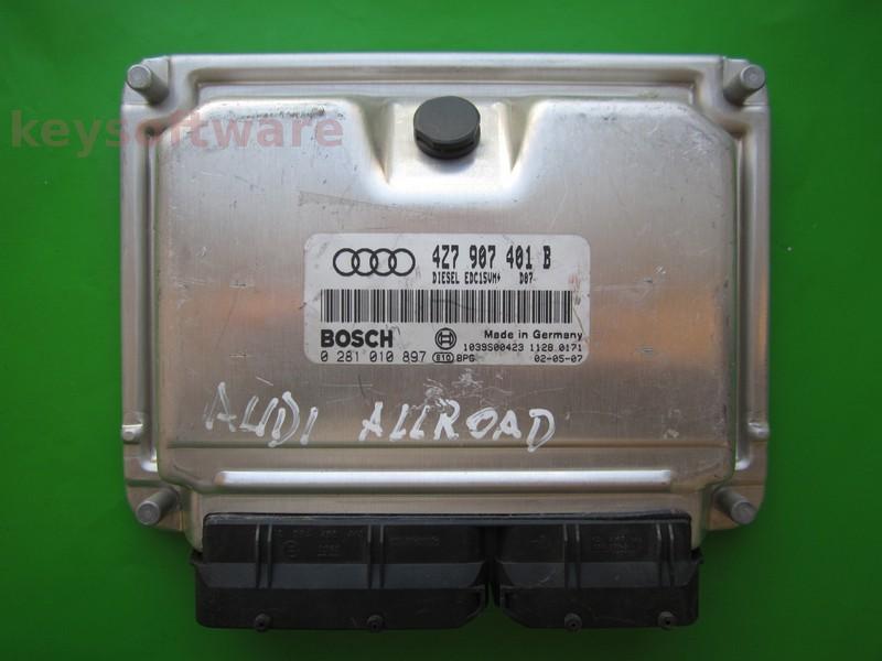 ECU Audi A6 2.5TDI 4Z7907401B 0281010897 EDC15VM+ AKE~