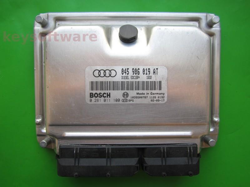 ECU Audi A2 1.4TDI 045906019AT 0281011100 EDC15P+ AMF~