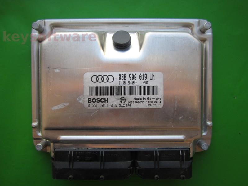 ECU Audi A6 1.9TDI 038906019LM 0281011213 EDC15P+ AVF