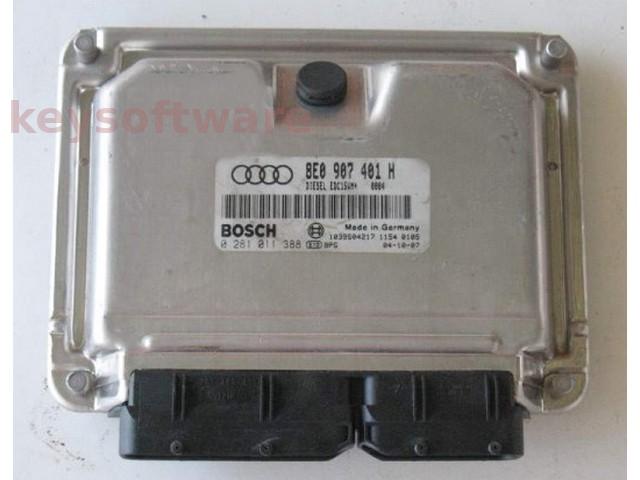 ECU Audi A6 2.5TDI 8E0907401H 0281011388 EDC15VM+ BCZ {
