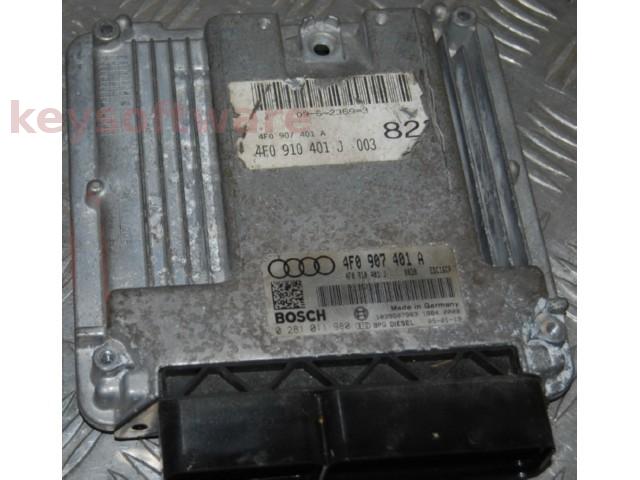 ECU Audi A6 3.0TDI 4F0907401A 0281011980 EDC16CP34 {