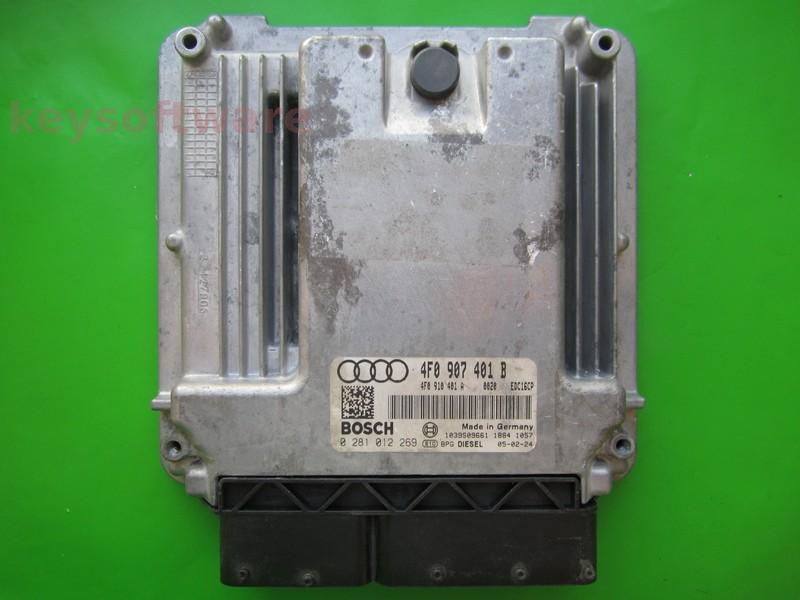 ECU Audi A6 3.0TDI 4F0907401B 0281012269 EDC16CP34 BMK {
