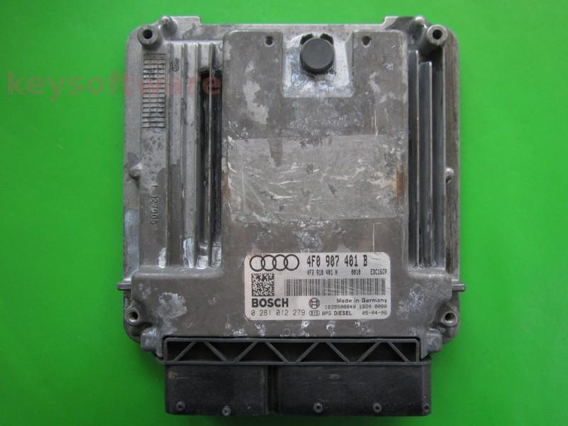 ECU Audi A6 2.7TDI 4F0907401B 0281012279 EDC16CP34