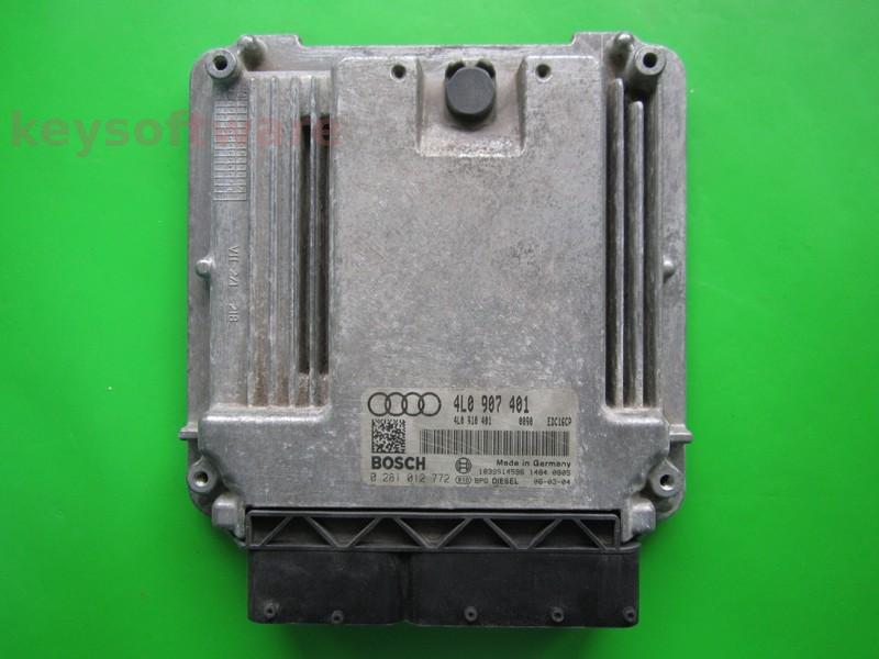 ECU Audi Q7 3.0TDI 4L0907401 0281012772 EDC16CP34 { +