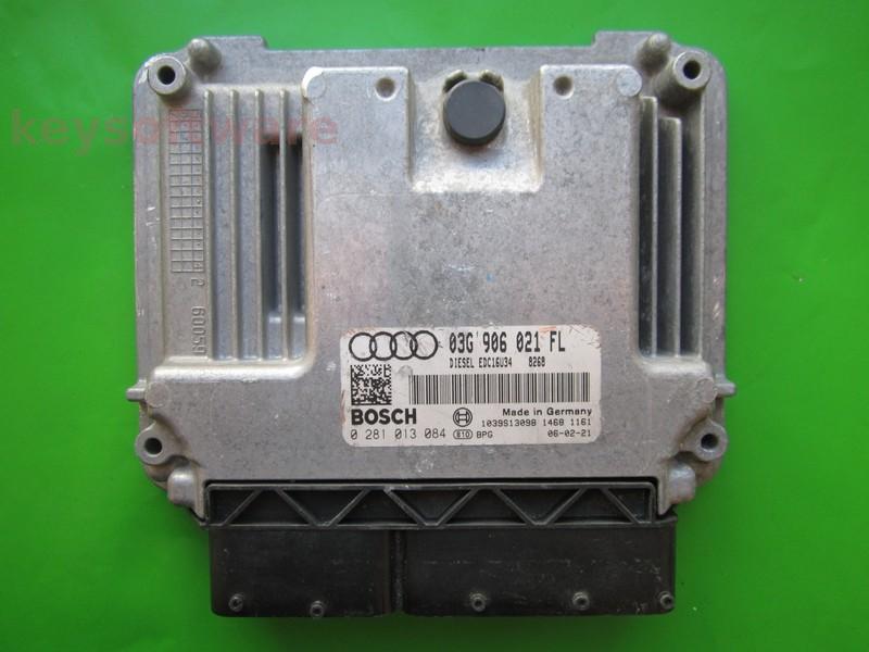ECU Audi A3 1.9TDI 03G906021FL 0281013084 EDC16U34 BLS